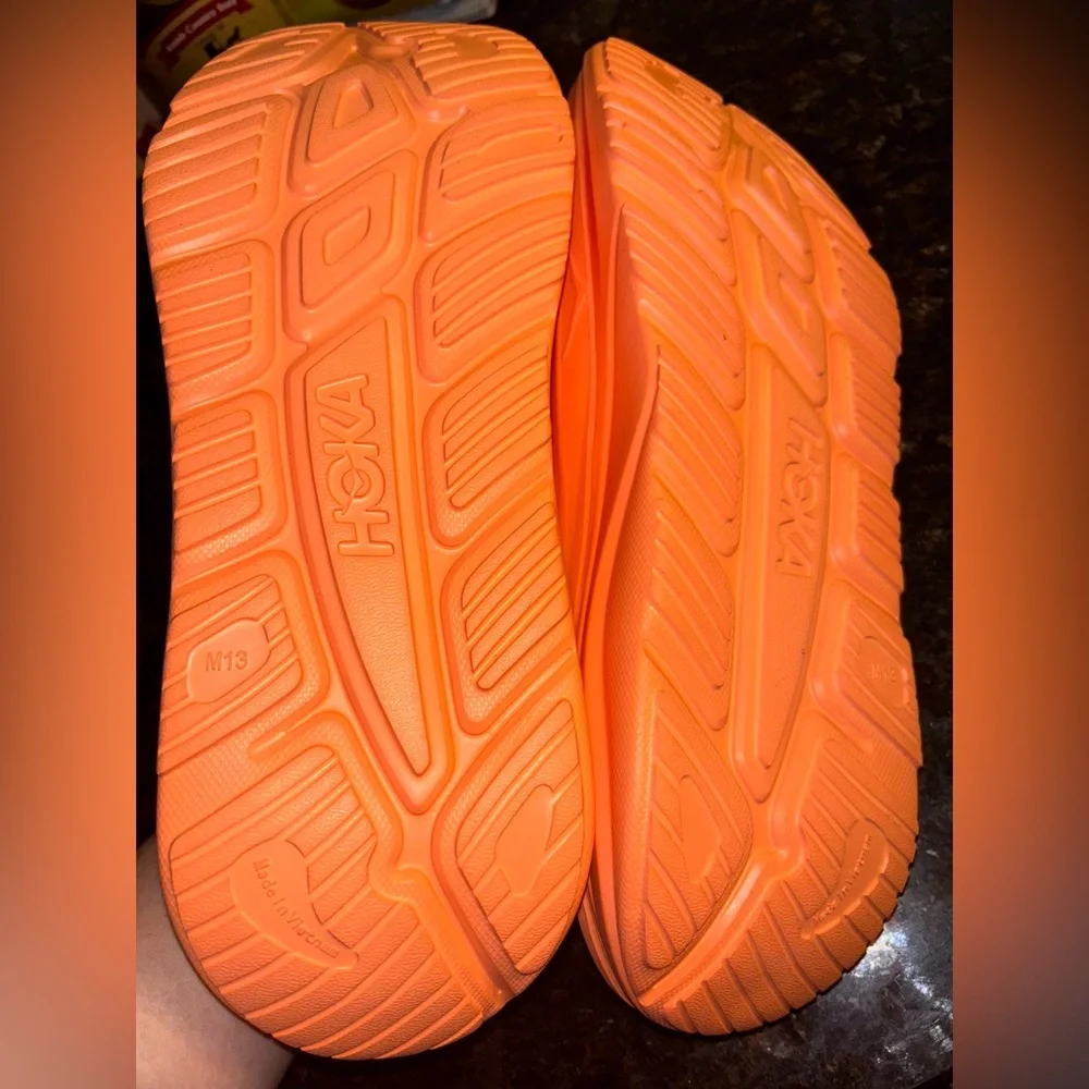 NWT Hoka Ora Recovery Slide 3 Men’s Size 13 Papaya Lightweight Athleisure Comfy
